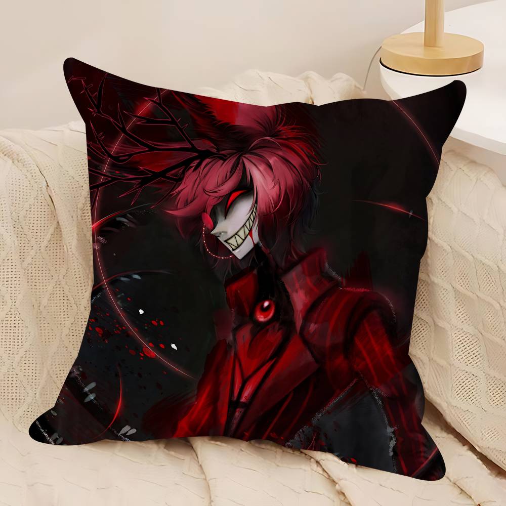 H-Hazbin A-Alastor Poszewka Zdejmowana Zmywalna Poszewka na Poduszkę – Miękka Pościel na Wszystkie Pory Roku