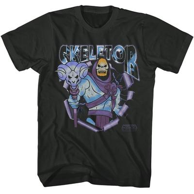 Masters of the Universe Mens T-Shirt SKELETOR BREAKTHROUGH New Black Cotton Unisex T-Shirt
