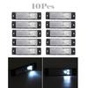 10x 12V 24V 3-LED Car Side Marker Lights Clearance Turn Signal Reflector Stop Indicator Lamps Truck Trailer Caravan Lorry Van