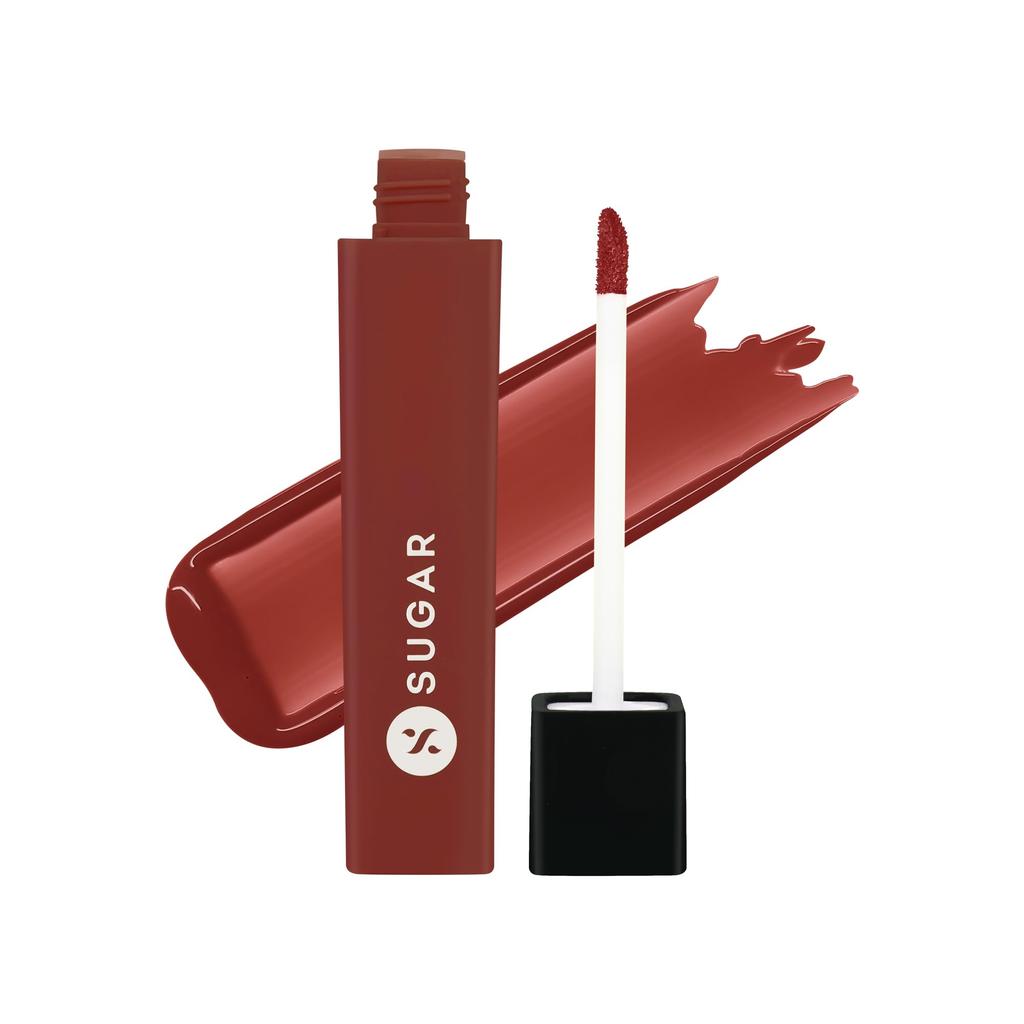 SUGAR Cosmetics Drop A Tint Lip Oil | Glossy & Tinted | Longlasting | Transferproof & Smudgeproof | (07 Mayan Midnight, 4ml)