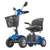 4-Wheel Folding Mobility Scooter for Adults & Seniors, Electric Mobility Scooter with 25KM Long Range, All Terrain Travel Wheelchair with Anti-slip