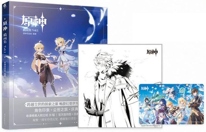 [USED] Genshin Art Book Vol.1 Chinese version
