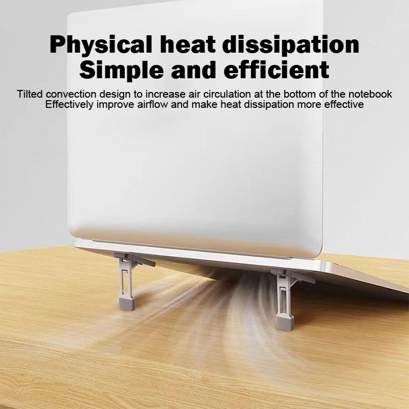 3-Level High Adjustable Cooling Laptop Holder Universal Notebook Computer Mini Stand Bracket For Macbook For Phone Tablet