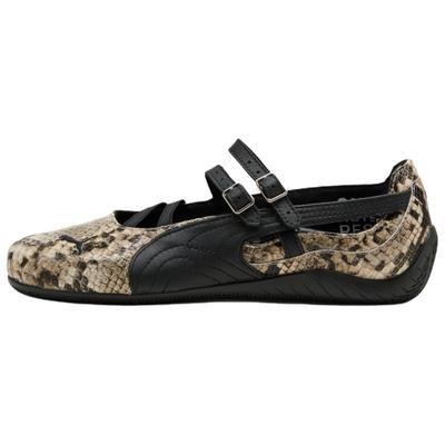 Tênis Feminino Speedcat Ballet Estampa Cobra Preta Cinza Vapor------Detalhes 405326-01