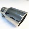 Automobile Muffler Modified Tail Pipe Stainless Steel Silver Large Caliber 114 Universal Tail Throat Oblique Exhaust Head Slight