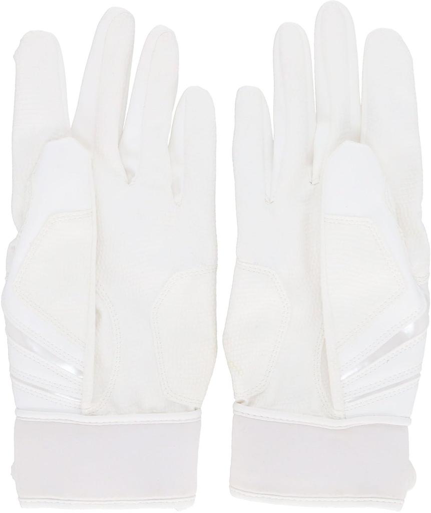 Adidas Baseball Batting 51 White Size LBG404 Gloves, Basic, (1100), L,