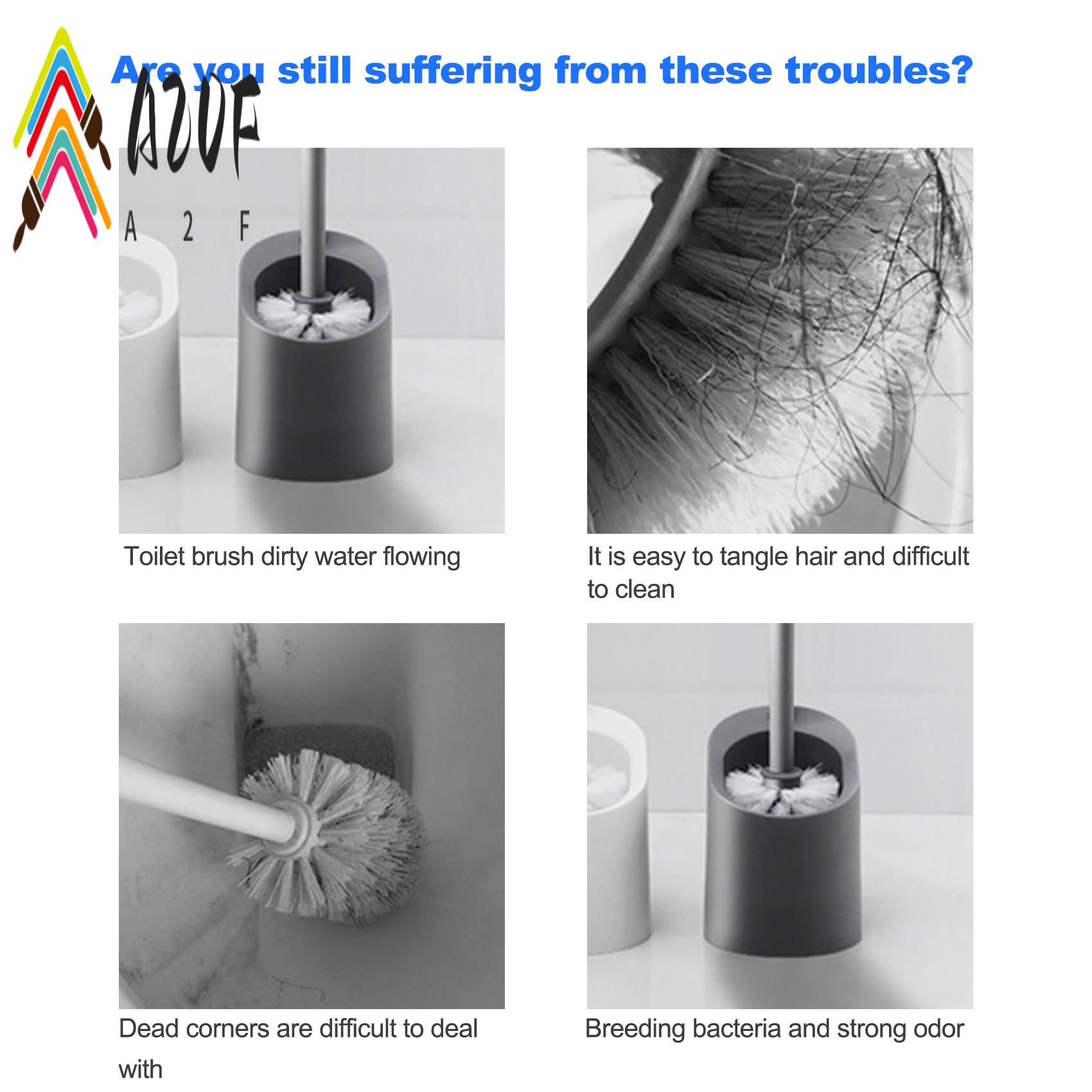 A20F-Disposable Toilet Cleaning System Disposable Toilet Flushable Refill Fresh Brush Flushable Refills - 48 Refills синий