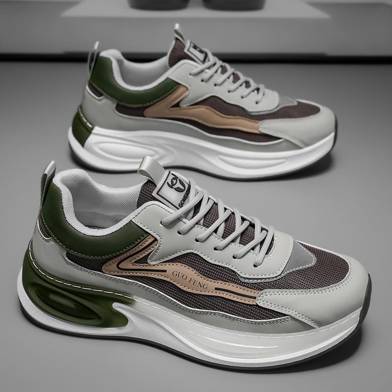 Spring Trend Versatile Men's Casual Inner Height Increase Men's Non-slip Wear-resistant Running Shoes Sports Shoes