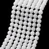 Natural Stone Sea Blue Chalcedony Beads Round Loose Spacer 6 8 10mm Pick Size For Jewelry Making Necklace Bracelet Accessory