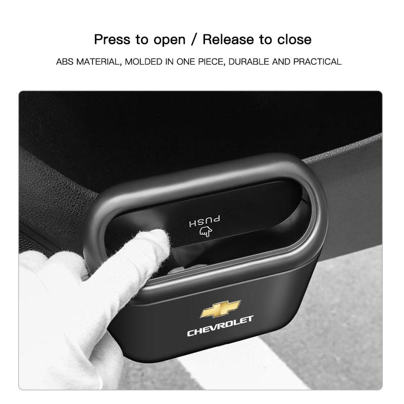 Car Door Trash Can Garbage Bin Storage Box Auto Accessories For Chevrolet Spark Captiva Cruze Malibu Equinox Trax Camaro Blazer