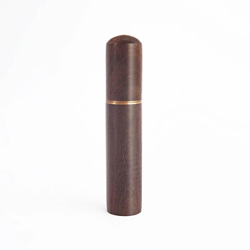 Coffee Cloth Powder Needle Stainless Steel Stirring Needle Disperser Solid Wood with Base Caking Beater Cloth Powder Needle