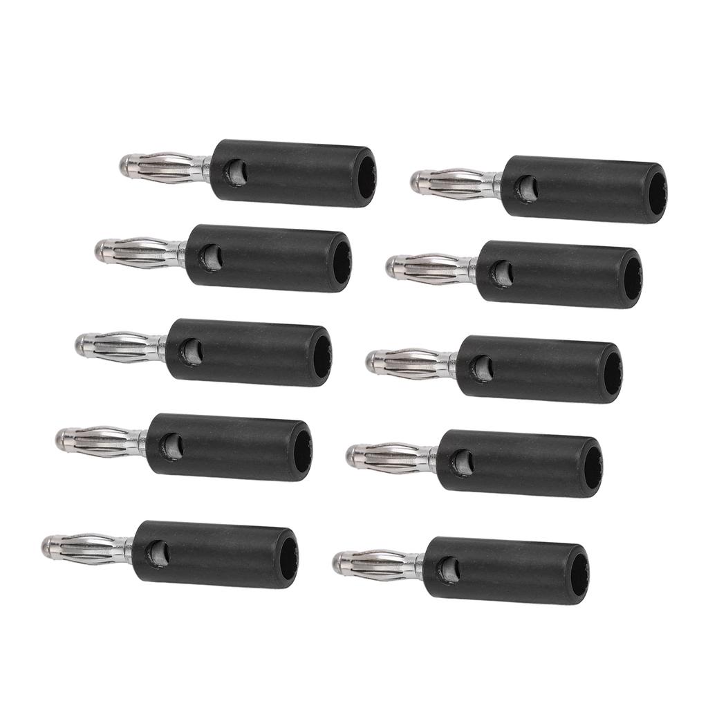 10pcs 22.090 4mm Banana Plug Gold Plated Lantern Banana Plug Connector for Electronic Equipment