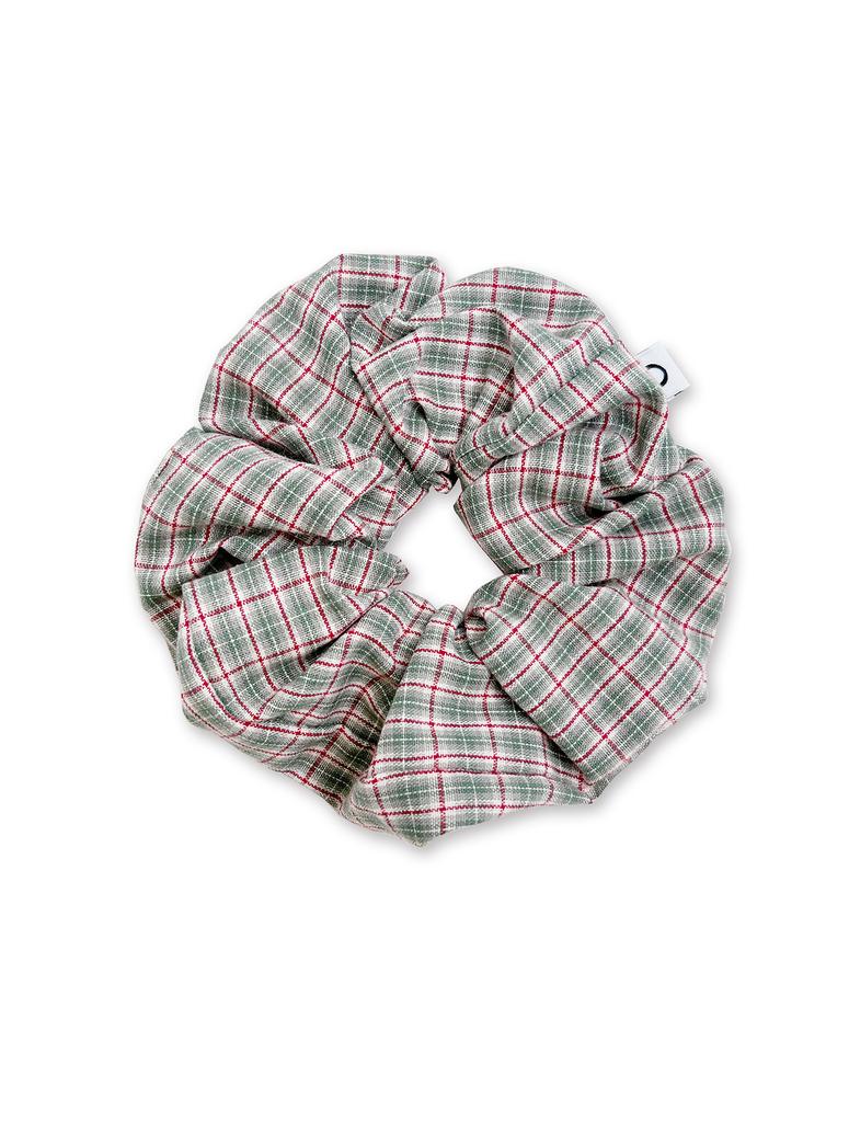 Nought O Logo Check Scrunchie