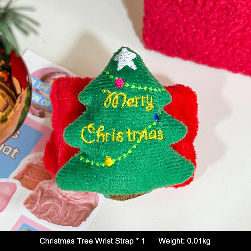 Soft Warm Santa Claus Headband Joyful Christmas Tree Wristband Creative Hairband Home Party Supplies Hair Accessories