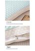 2026 Cool Bean Ice Silk Pillow with Breathable Mesh, Three-Dimensional Style, and Non-Collapsing Core