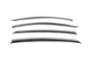 Ветровики с хромом HB (4 шт, Niken) для Opel Astra K 2016-2021 гг