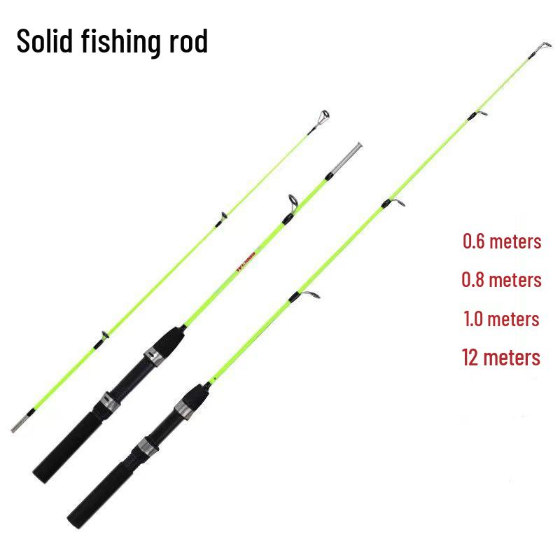 Ice Fishing Rod: Compact Shrimp, Luya, Small Sea, & Winter Fiberglass Raft Rod