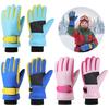 Kids Insulated Ski Gloves Touchscreen 3-9 Years Waterproof Windproof Thermal Winter Snow Gloves for Boys Girls Outdoor Sports