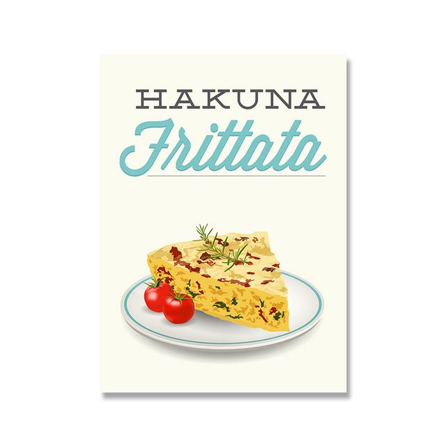 Bowl Food Posters and Prints Rice Noodle Egg Pho Canvas Painting Nordic Wall Art HD Picture Modern Kitchen Restaurant Home Decor
