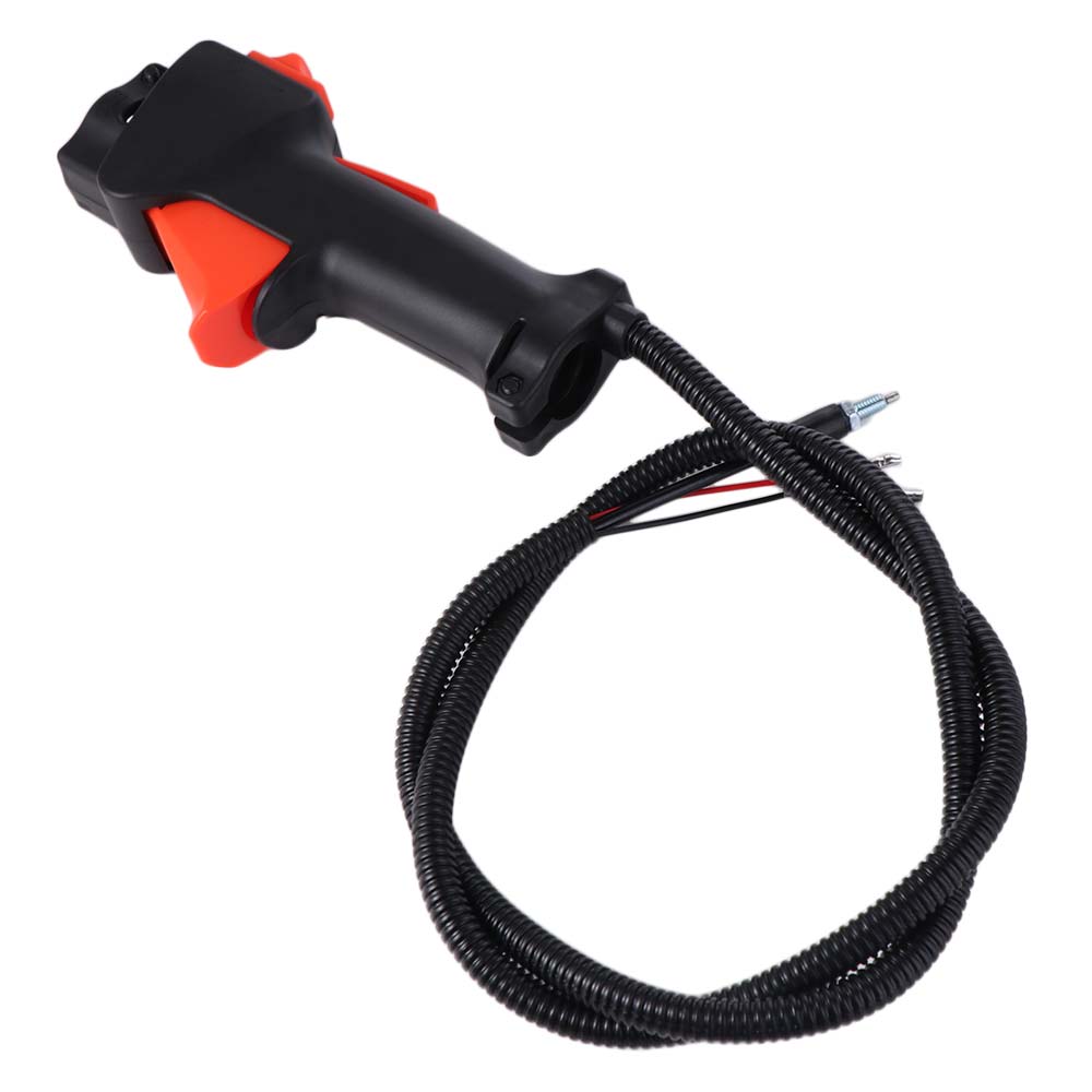 Direct Throttle Throttle Cable Handle Black Handle Trigger Kill Switch Lawn Mower Parts