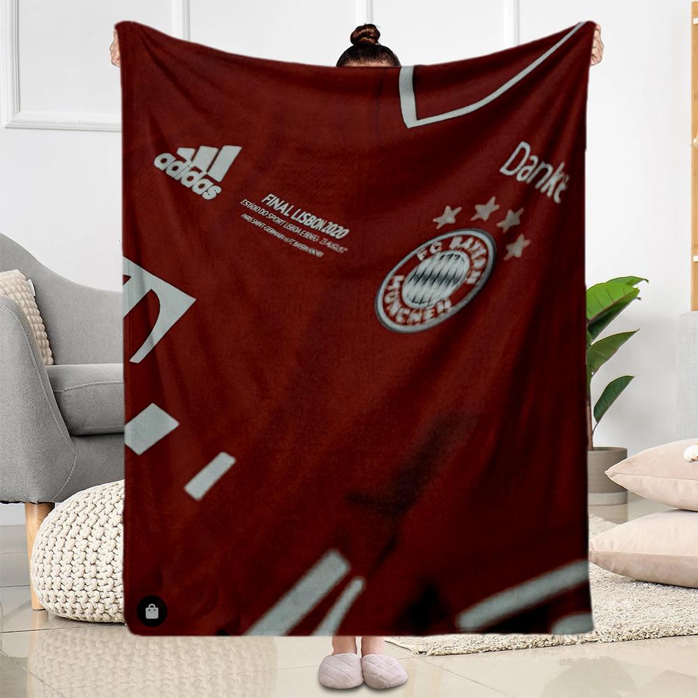 Bayern Munich Blanket Ultra-Soft Perfect for Seaside Bedding Bed All-Season Use Stylish Decor Gift for Travel Home Birthdays