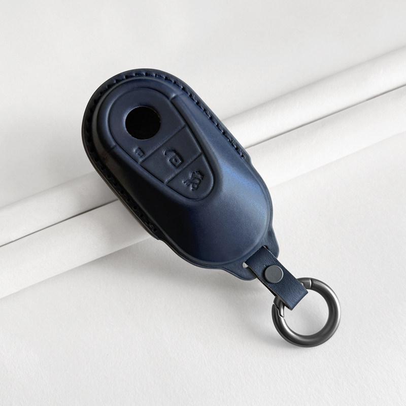 Genuine Leather Key Cover for New Mercedes C200L GLC260L A180L E300L