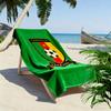 Cameroonian Football Federation Print Beach Towel, Large Soft Quick Dry Towel for Beach Camping Swimming