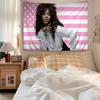 Singer Sza American Tapestry Art Printing Japanese Wall Tapestry Anime Wall Hanging Home Decor
