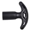 For Canoe Boat Canoe Paddle Outdoor Black Handle Grip Plastic T Handle