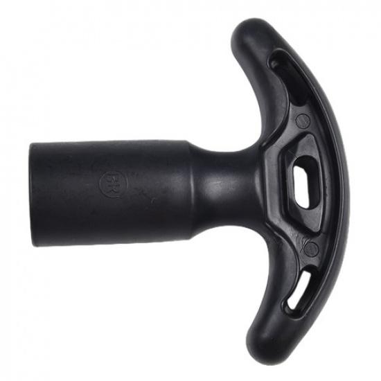 For Canoe Boat Canoe Paddle Outdoor Black Handle Grip Plastic T Handle