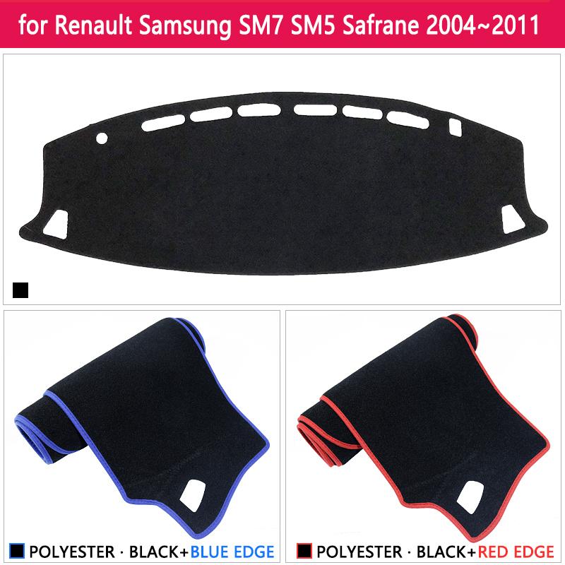 Dashboard Cover Pad for Renault Samsung SM7 SM5 EX2 EX1 Safrane 2004~2011 Anti-Slip Mat Sunshade Dashmat Protect Car Accessories