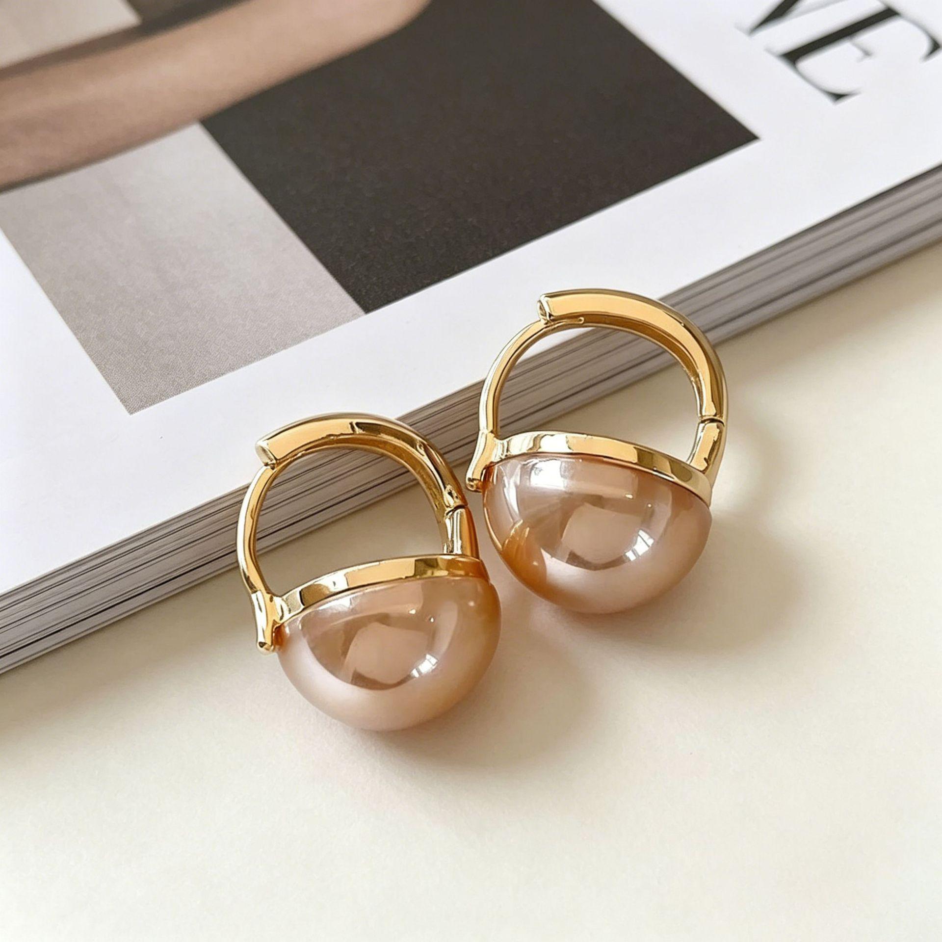Yanbai French Retro Faux Pearl Ear Cuffs - Elegant, Simple, Versatile Earrings