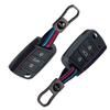 Key Case Cover For VW Golf 7 GTI POLO T-Cross T-Roc Touran Tiguan Skoda Octavia Rapid Kodiaq Fabia Seat Ibiza Leon Ateca Arona