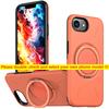 Phone Case for IPhone 17E 16E 360° Rotating Magnetic Stand Holder for Magsafe Deluxe Shockproof Bracket Covers Armor Fundas