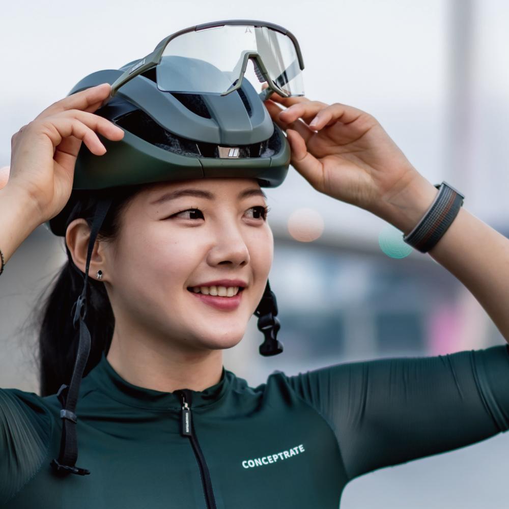 Altaliseuteu Kisou Pxc Bicycle Photochromic Lens Sunglasses Sports Goggles