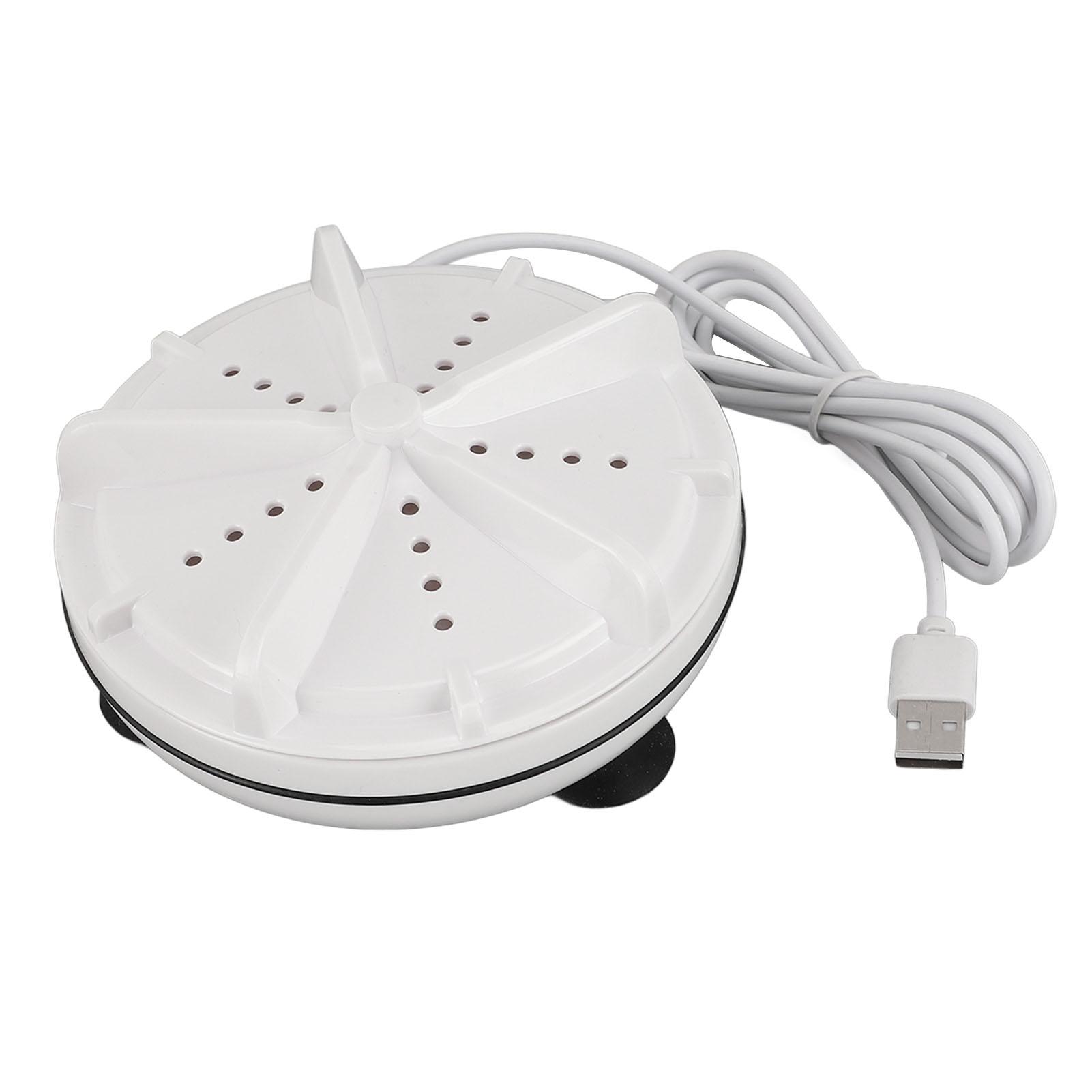 Mini Washing Machine Portable Washing Machine 10W USB Mini Turbine Washer for Underwear Baby Clothes Business Travel Apartment красный