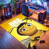 Tappeto Area con Stampa Personaggio Cartone Animato Bee Movie Tappetino Rettangolare Antiscivolo Tappeto Decorativo Carino Animazione per Stanza dei Giochi Camera da Letto Soggiorno