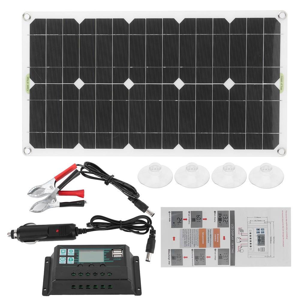 Universal Tragbare Solar Panel Ladegerät Pad Monokristalline 28W USB Ausgang Wasserdicht