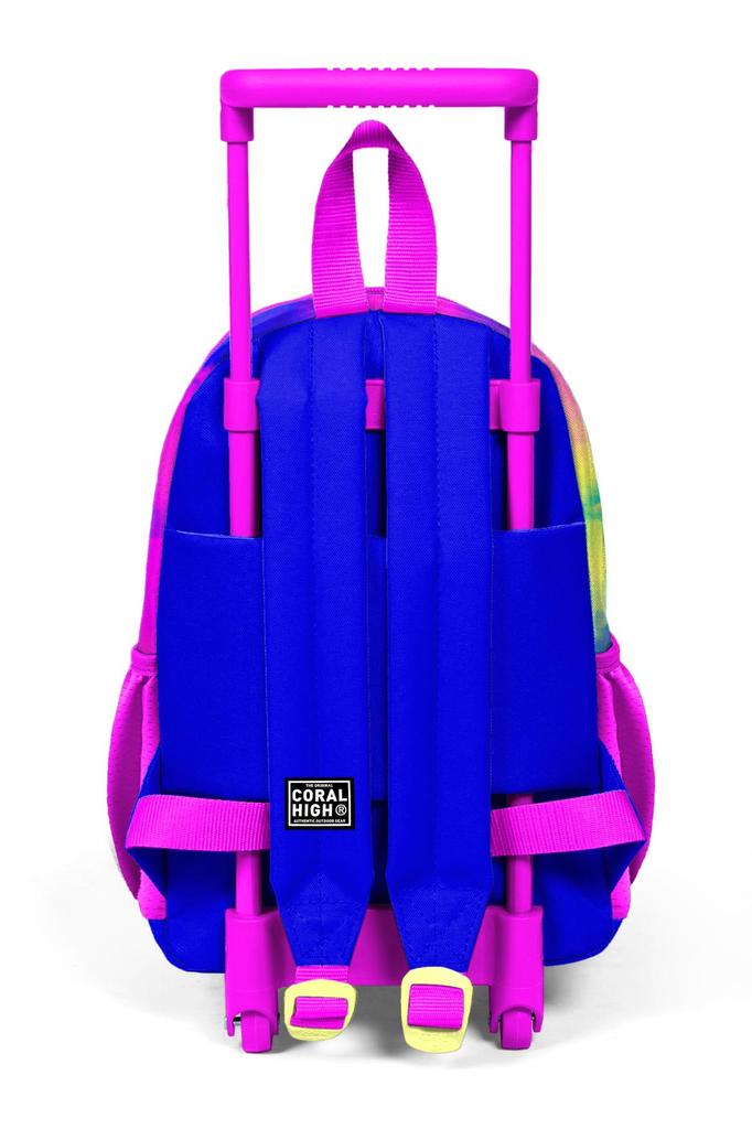 Mini Yuva Rollrucksack Bunt Batik gemustert Zwei Fächer 24057