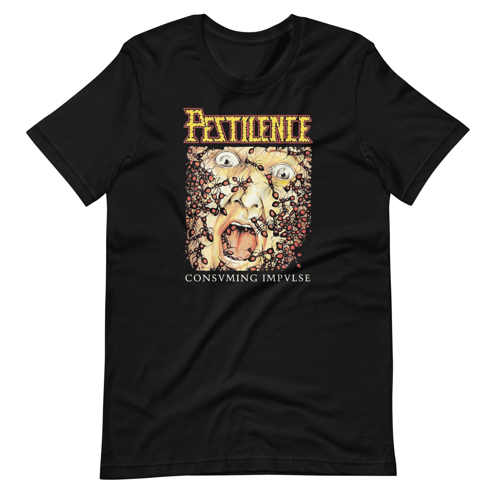 Pestilence Band T-shirt Metal Merch Gift for Metal Music Lovers L