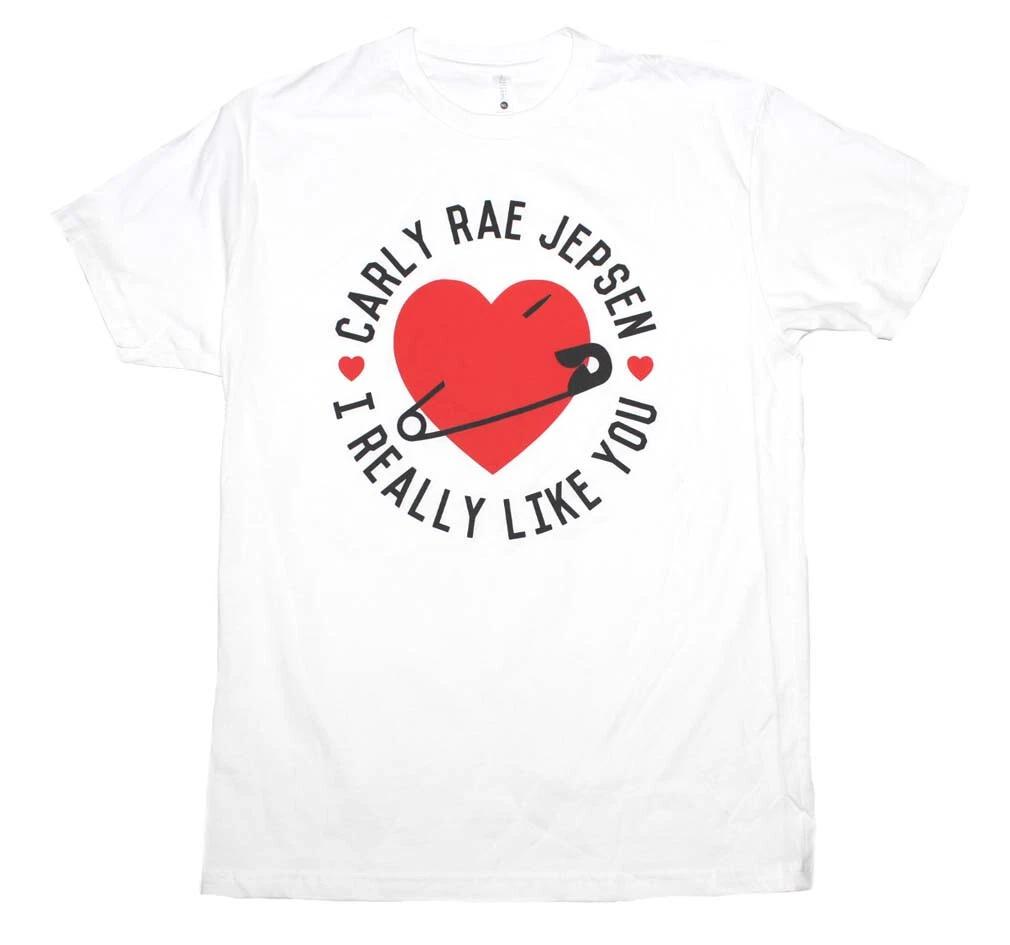 

Carly Rae Jepsen I Really Like You T Shirt Mens Rock Music Classic Tee New White 3XL