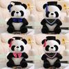 Dr Panda Plush Toy Stuffed Animal Doll Decoration Graduation Memorial Gift