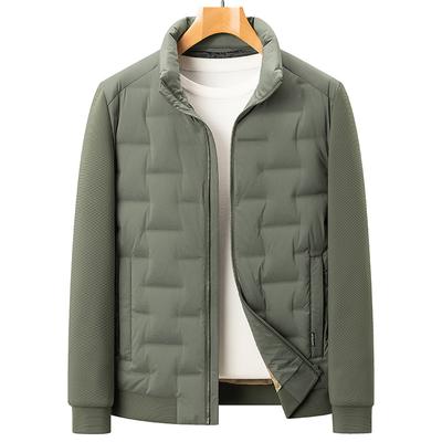 Down Jacket White Duck Down Lightweight Men's Jacket Winter New Lapel Men's Casual Warm Down Jacket