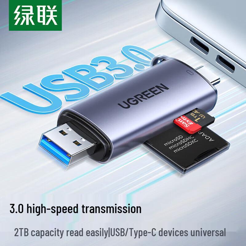 UGREEN CM185 USB-C & USB Multi-Card Reader