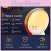 Colorful Sunrise Sunset Simulation Wake Up Light Led Alarm Clock For Cozy Ambiance