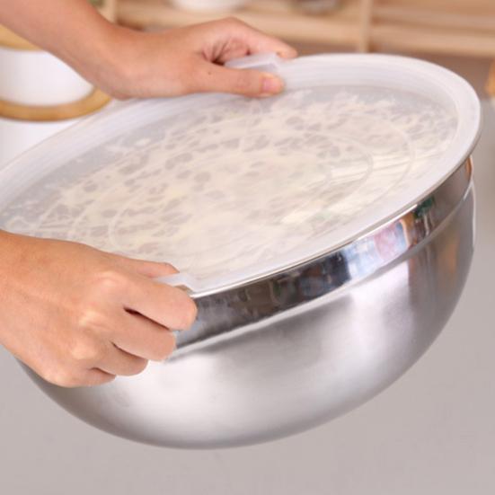 Stainless Steel Pot Thickened Anti-rust Large Deep Anti-drop Anti-scalding Polished Widened Edge Smooth One-piece Molding Home Canteen Party