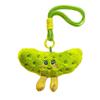 Creative Cucumber Plush Keychain - Cute Gift for Kids' Backpacks