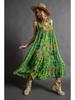 2024 Summer Retro Print Loose Sleeveless Women's Jumpsuit