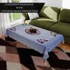 Table Cloth Cover | Kitchen Table Cloth | Table Protector Cover | 4-Seater Table Cover | Flower Net-Design | 40x60 Inch