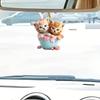 Cartoon Cat Eyecatching Acrylic Ornaments Cheerful Teacup Decorations Car